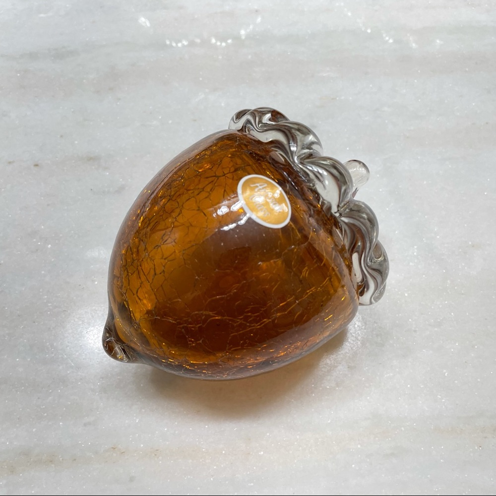 Crackle Glass Chestnut Fall Decor - Picture 7 of 7